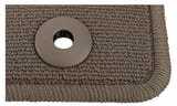 Floor accessory mats Velours brown consists of 4 pieces