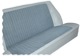 Bezug, Polster Rückbank Sitzfläche Rückenlehne grau blau Satz  (1041383) - Volvo 120 130