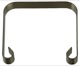 Clip Lock, Trunklid Spring clamp 9187151 (1041993) - Volvo 900, V70 (-2000), V70 XC (-2000), V90 (-1998)