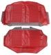 Upholstery Rear seat Seat surface Back rest red Kit  (1042630) - Volvo 120 130