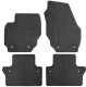 Floor accessory mats Velours black (offblack) consists of 4 pieces 39866370 (1044551) - Volvo V70, XC70 (2008-)
