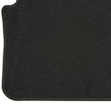 Fußmattensatz Textil schwarz bestehend aus 4 Stück