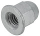 Nut Cap nut with Collar with metric Thread M6 Zinc-coated