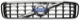 Gitter, Kühlergrill mit Emblem schwarz 31290544 (1045760) - Volvo XC90 (-2014)