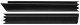 Zierleiste, Verglasung Seitenscheibe vorne für Beifahrerseite, hinten schwarz 1325169 (1046196) - Volvo 700, 900