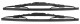 Wiper blade for Windscreen black Kit for both sides 8548810 (1046232) - Saab 90, 99