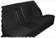 Upholstery Rear seat Seat surface Back rest black Kit  (1046423) - Volvo 120 130