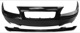 Bumper cover front painted black sapphire metallic 39998844 (1047144) - Volvo V70 P26 (2001-2007)