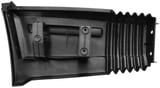 Bumper cover side front left black