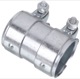 Pipe connector, Exhaust system Double clamp 46 mm 95 mm Steel  (1047882) - universal 