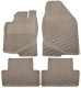 Floor accessory mats Rubber beige consists of 4 pieces 39891781 (1047973) - Volvo S60 (-2009)