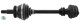 Drive shaft right for vehicles with ABS 4105235 (1048049) - Saab 9000