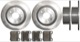Brake disc Rear axle non vented Kit for both sides  (1048073) - Saab 9-3 (-2003), 9-5 (-2010), 900 (1994-)