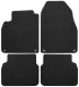 Floor accessory mats Textile black grey 12824105 (1048113) - Saab 9-3 (2003-)