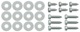 Screw kit, Mud flap front for both sides  (1048138) - Volvo 140, 164