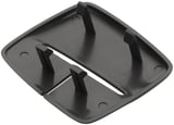 Cover, Safety belt rear left grey