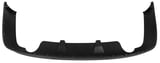 Bumper cover painted black