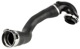 Charger intake hose Intercooler - Inlet pipe left 23163578 (1049400) - Saab 9-5 (2010-)