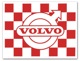 Aufkleber Racing rot-weiß  (1049452) - Volvo universal