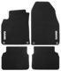 Floor accessory mats Textile black consists of 4 pieces 12825832 (1049805) - Saab 9-3 (2003-)