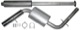 Sports silencer set Stainless steel from Catalytic converter  (1050204) - Volvo S60 (-2009)