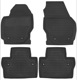 Floor accessory mats Rubber black (offblack) consists of 4 pieces 39807564 (1050679) - Volvo S80 (2007-)