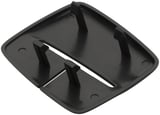 Cover, Safety belt rear left black
