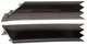 Zierleiste, Verglasung Frontscheibe Dachkante rechts lackiert black saphire 39992622 (1052554) - Volvo S60 (-2009)