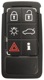 Knob Remote control Push button 30659340 (1052869) - Volvo S60 (2011-2018), S80 (2007-), V60 (2011-2018), V70, XC70 (2008-), XC60 (-2017)