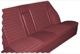 Bezug, Polster Rückbank Sitzfläche Rückenlehne rot Satz  (1053460) - Volvo 120 130