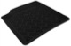 Floor accessory mat, single Synthetic material black front left