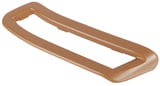 Cover, Safety belt left C-pillar beige