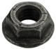 Nut with Collar with left-hand Thread M5 Control rod, Throttle flap 985896 (1054544) - Volvo 200, 700, 900