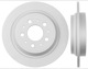 Brake disc Rear axle non vented 31262094 (1054585) - Volvo 850, S70, V70 (-2000), V70 XC (-2000)