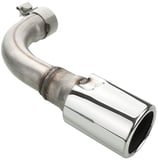 Exhaust pipe single, round left Stainless steel 31392634 (1055045) - Volvo S60, V60 (2011-2018)