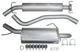 Exhaust system, Stainless steel from Intermediate pipe  (1055327) - Saab 9-5 (-2010)