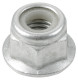Lock nut with plastic-insert with Collar with metric Thread M8 Zinc-coated 92153045 (1055483) - Saab universal ohne Classic