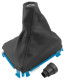 Gear lever gaiter charcoal Leather