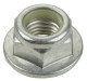 Lock nut with plastic-insert with Collar with metric Thread M12x1,5 Zinc-coated 13136972 (1055717) - Saab 9-3 (-2003), 9-3 (2003-), 9-5 (-2010), 900 (1994-)