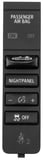 Schalter, Dimmung Instrumentenbeleuchtung Cabrio Verdeck Informationsdisplay ESP Night Panel 32022322 (1056653) - Saab 9-3 (2003-)