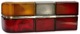 Combination taillight left with Fog taillight red-orange-white 1372212 (1058103) - Volvo 200