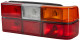 Rückleuchte rechts rot-orange-weiß 1372448 (1058104) - Volvo 200