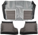 Upholstery Seat surface Back rest black Kit for the entire back seat