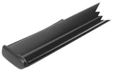 Trim moulding, Glas Door window rear Side window, door left lower black