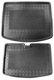 Kofferraummatte schwarz Kunststoff Gummi Satz  (1058997) - Volvo V40 (2013-), V40 CC