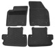 Floor accessory mats Rubber black consists of 4 pieces 39807163 (1059219) - Volvo C70 (2006-)