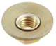 Nut with Collar with metric Thread M5