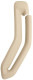 Cover, Safety belt right B-pillar beige 39873715 (1059397) - Volvo S60 (-2009), V70 P26 (2001-2007), XC70 (2001-2007)