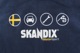Jacke Fleecejacke blau SKANDIX Motorsport XS