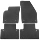 Floor accessory mats Velours black (offblack) consists of 4 pieces 39813739 (1060371) - Volvo C30, S40, V50 (2004-)